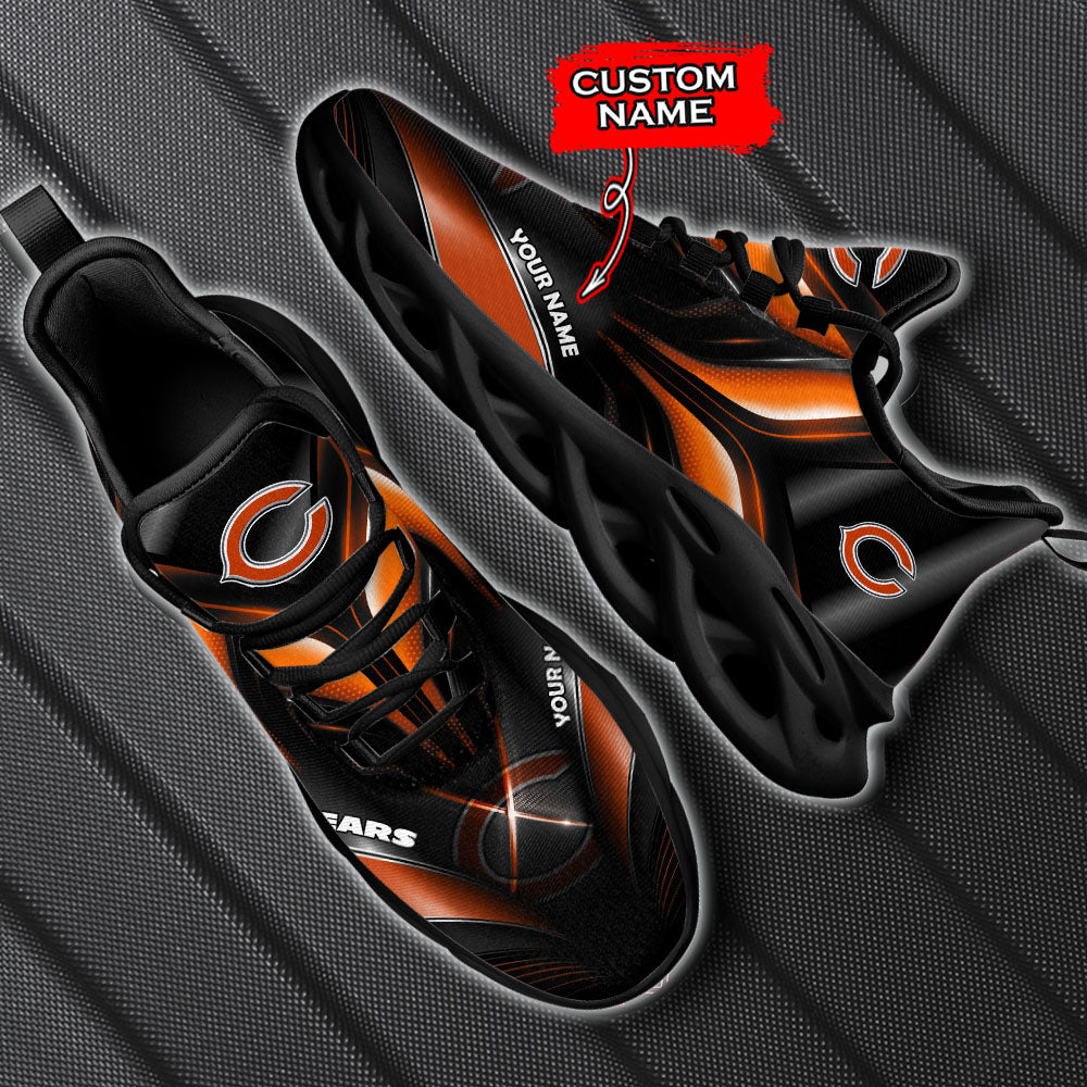 Ideafootwear Chicago Bears NFL Max Soul Shoes Sneakers For Men And Women