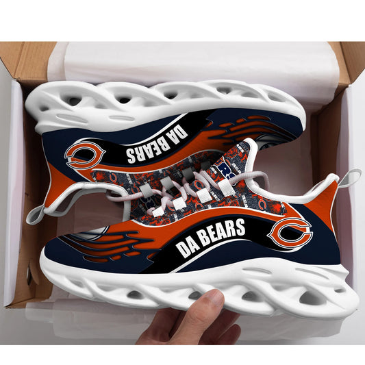Ideafootwear Chicago Bears NFL Max Soul Shoes Sneakers For Men And Women