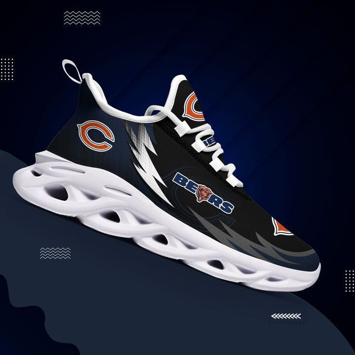 Ideafootwear Chicago Bears NFL Max Soul Shoes Sneakers For Men And Women