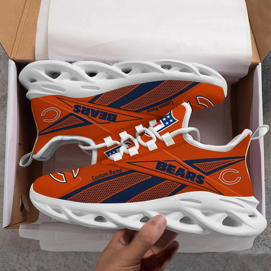 Ideafootwear Chicago Bears NFL Max Soul Shoes Sneakers For Men And Women