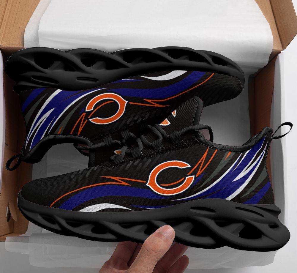 Ideafootwear Chicago Bears NFL Max Soul Shoes Sneakers For Men And Women