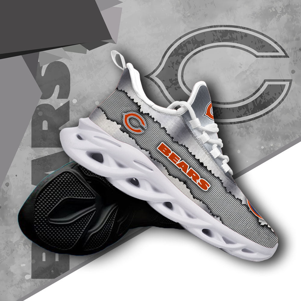 Ideafootwear Chicago Bears NFL Max Soul Shoes Sneakers For Men And Women