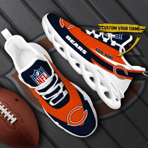 Ideafootwear Chicago Bears NFL Max Soul Shoes Sneakers For Men And Women