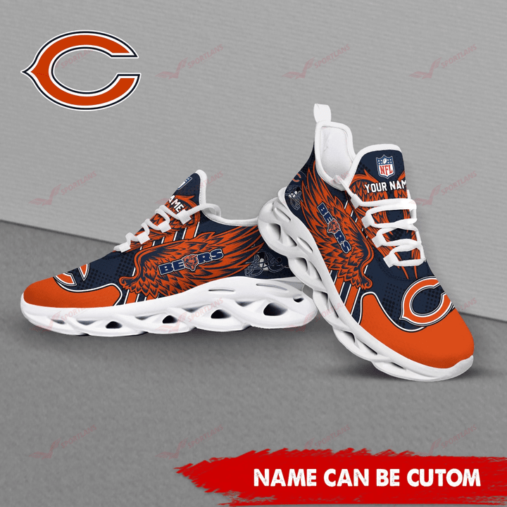 Ideafootwear Chicago Bears NFL Max Soul Shoes Sneakers For Men And Women
