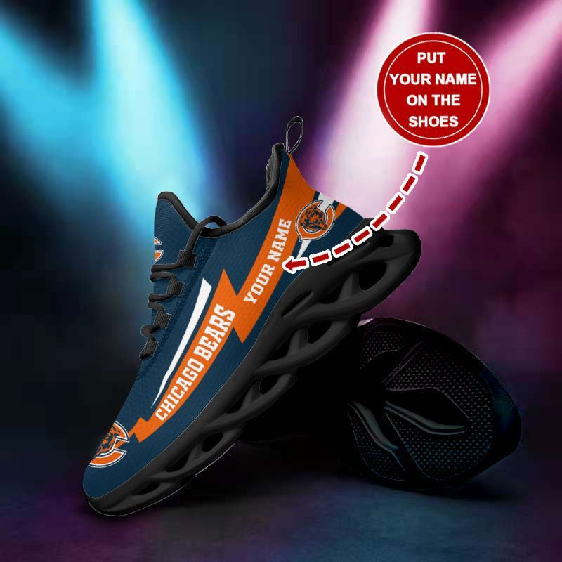 Ideafootwear Chicago Bears NFL Max Soul Shoes Sneakers For Men And Women