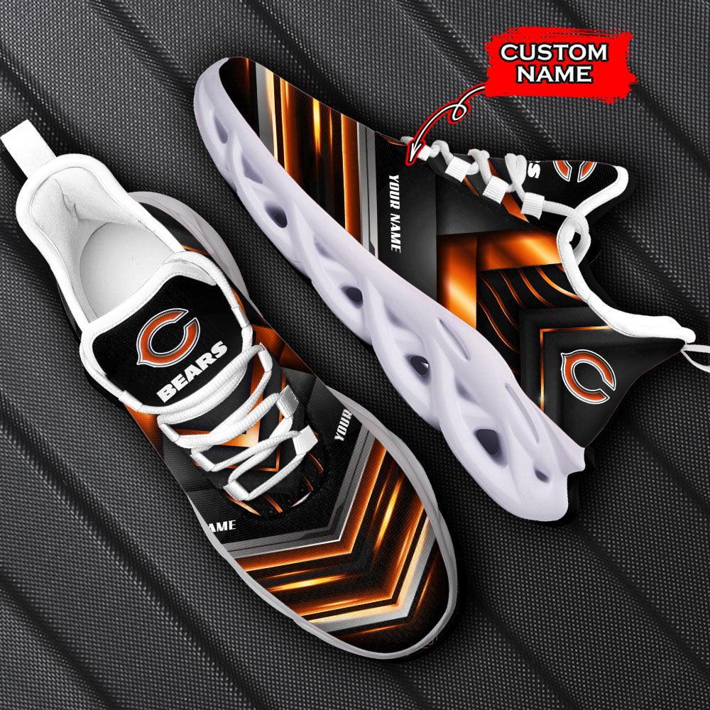 Ideafootwear Chicago Bears NFL Max Soul Shoes Sneakers For Men And Women