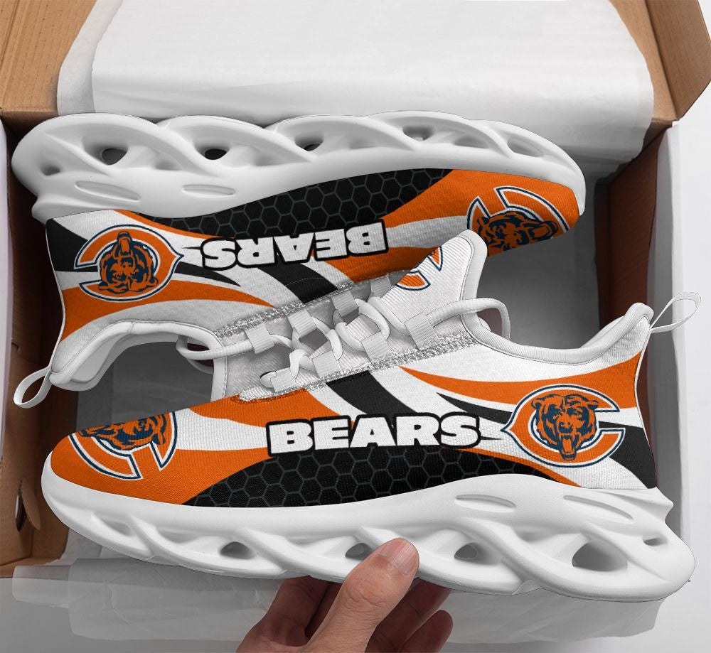 Ideafootwear Chicago Bears NFL Max Soul Shoes Sneakers For Men And Women