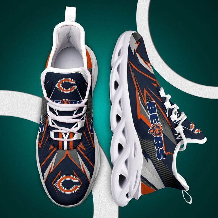 Ideafootwear Chicago Bears NFL Max Soul Shoes Sneakers For Men And Women