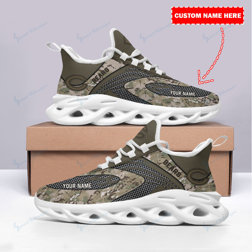 Ideafootwear Chicago Bears NFL Max Soul Shoes Sneakers For Men And Women