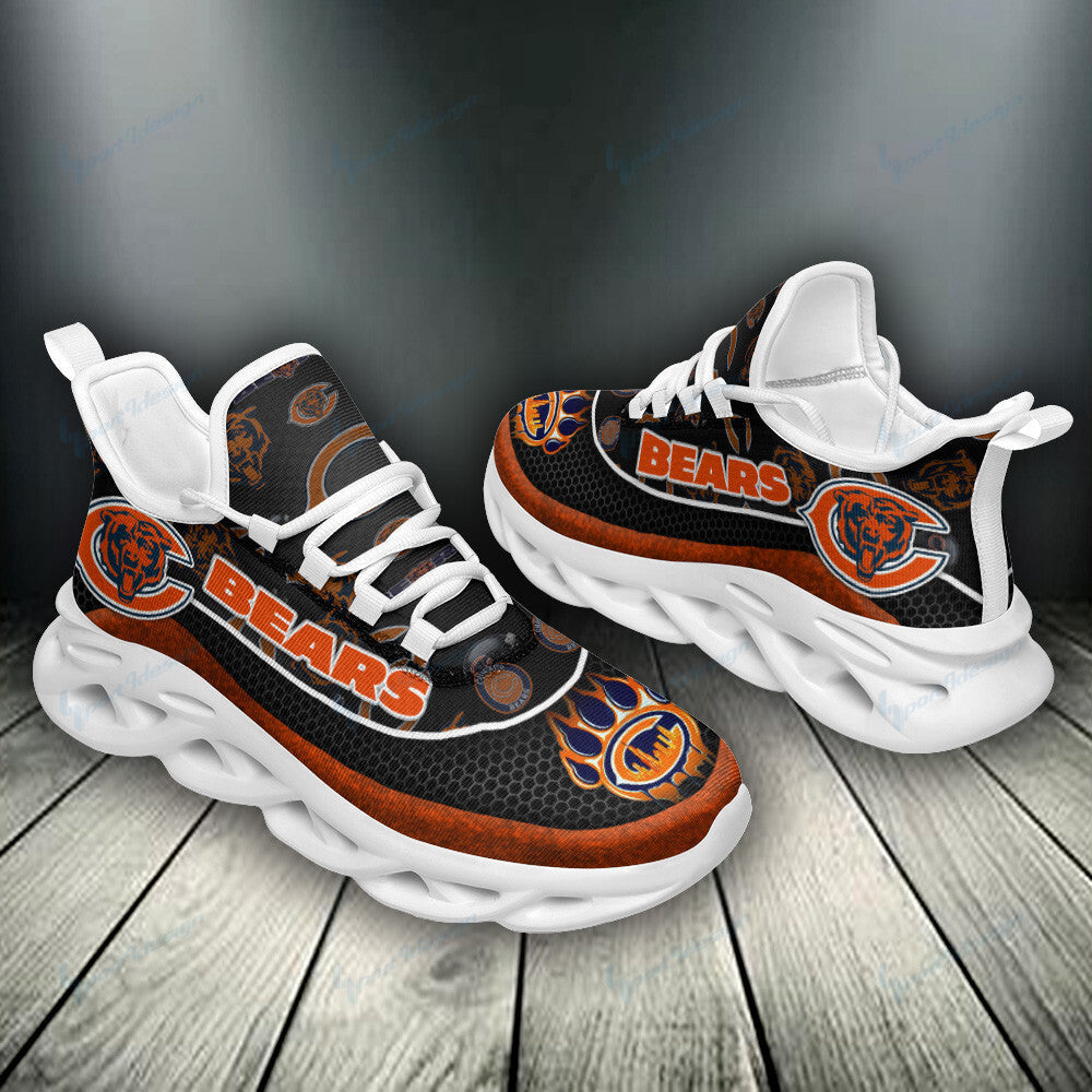 Ideafootwear Chicago Bears NFL Max Soul Shoes Sneakers For Men And Women