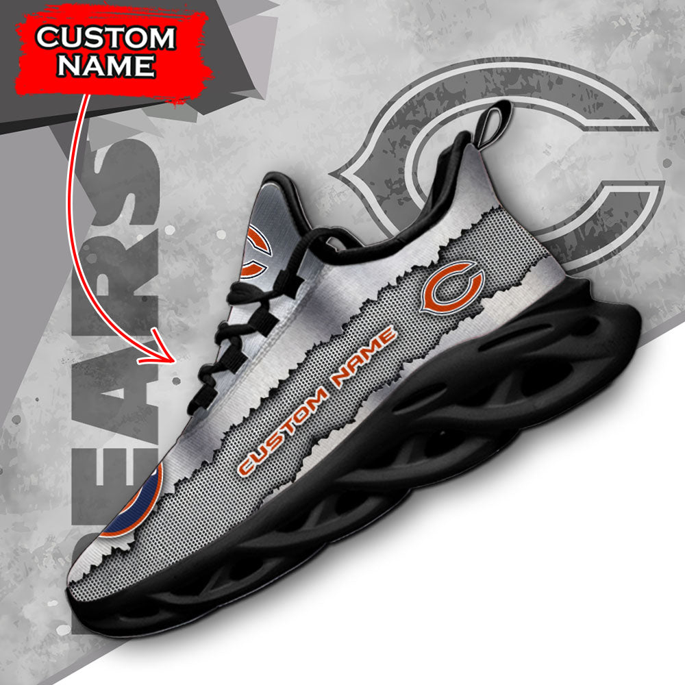 Ideafootwear Chicago Bears NFL Max Soul Shoes Sneakers For Men And Women