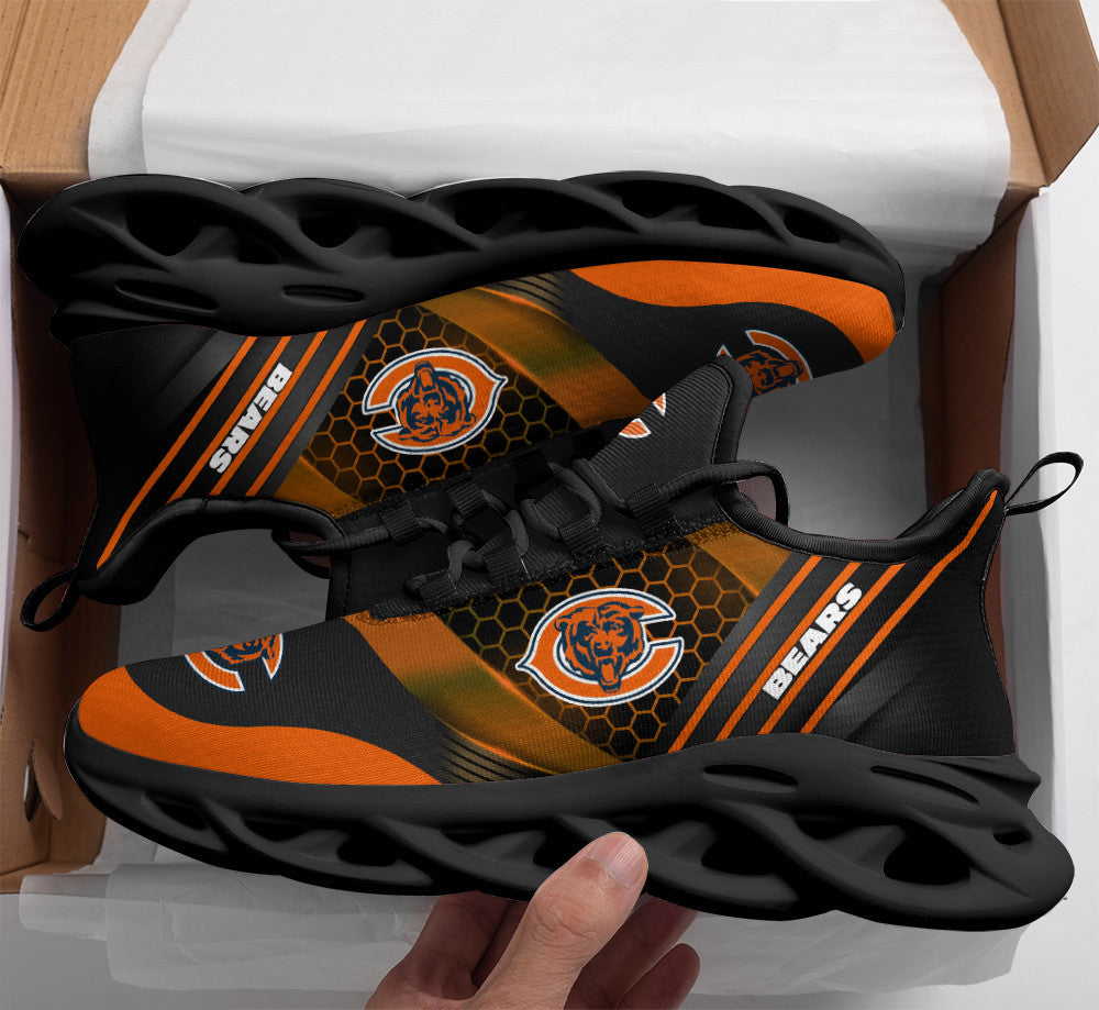 Ideafootwear Chicago Bears NFL Max Soul Shoes Sneakers For Men And Women