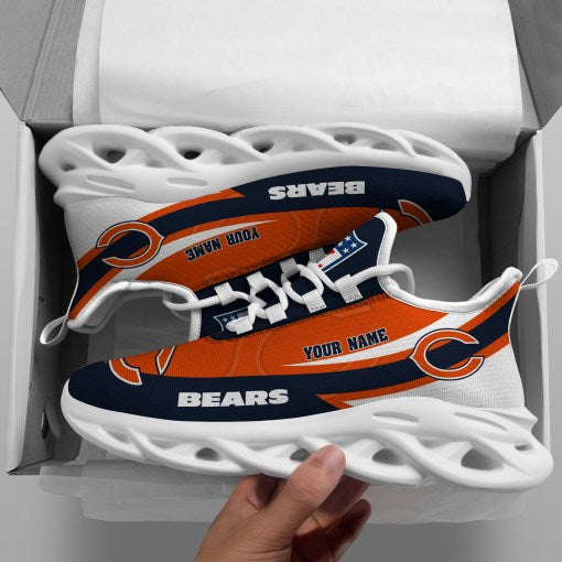 Ideafootwear Chicago Bears NFL Max Soul Shoes Sneakers For Men And Women