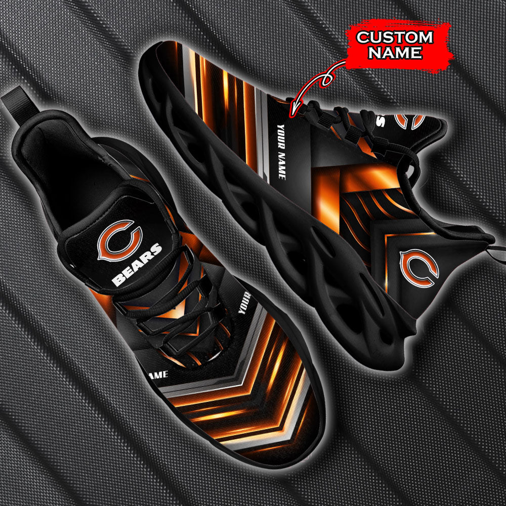 Ideafootwear Chicago Bears NFL Max Soul Shoes Sneakers For Men And Women