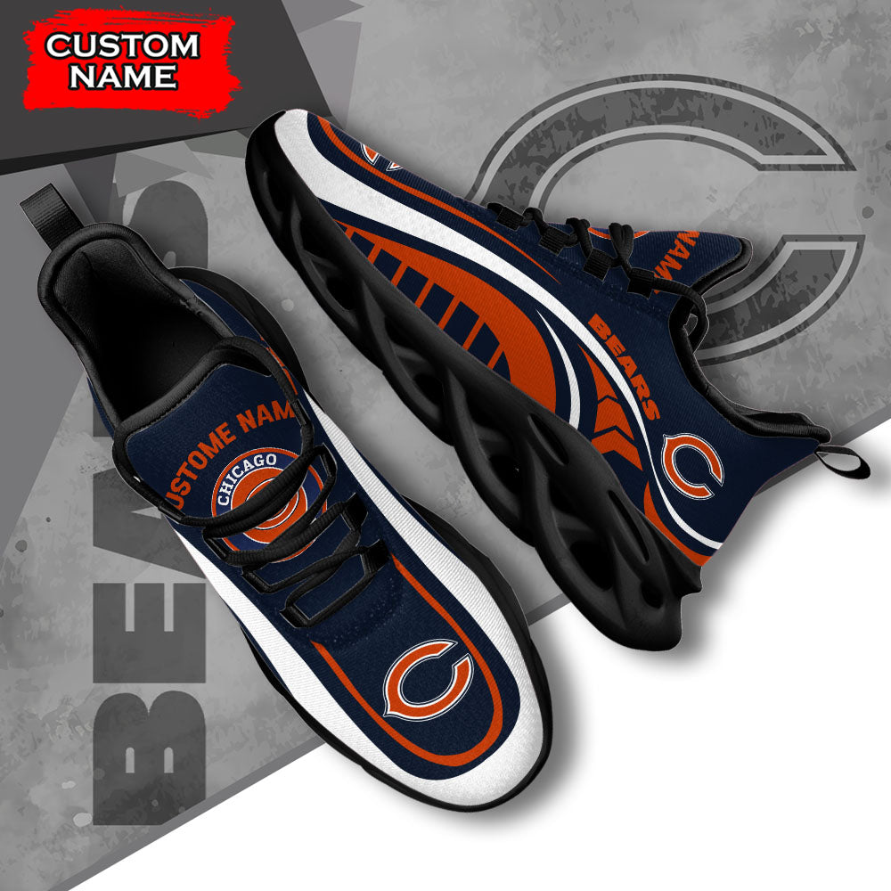 Ideafootwear Chicago Bears NFL Max Soul Shoes Sneakers For Men And Women