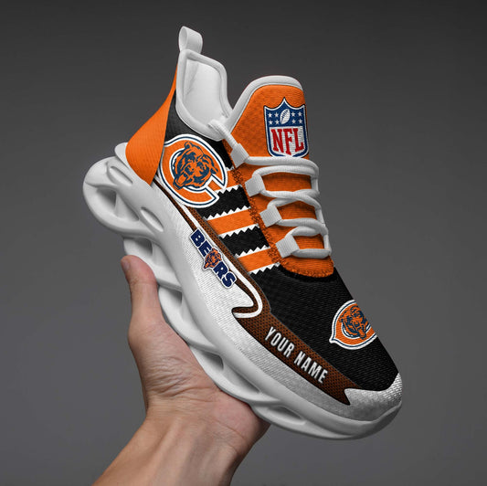Ideafootwear Chicago Bears NFL Max Soul Shoes Sneakers For Men And Women