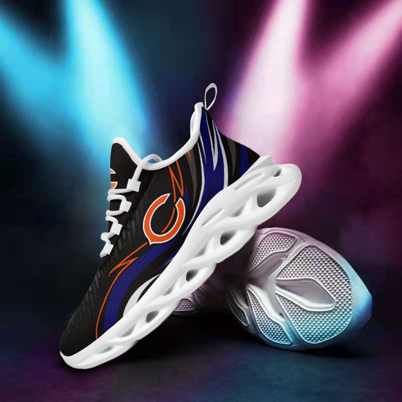 Ideafootwear Chicago Bears NFL Max Soul Shoes Sneakers For Men And Women