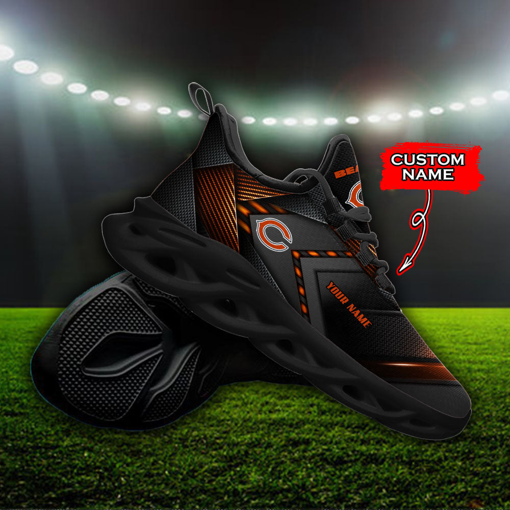 Ideafootwear Chicago Bears NFL Max Soul Shoes Sneakers For Men And Women