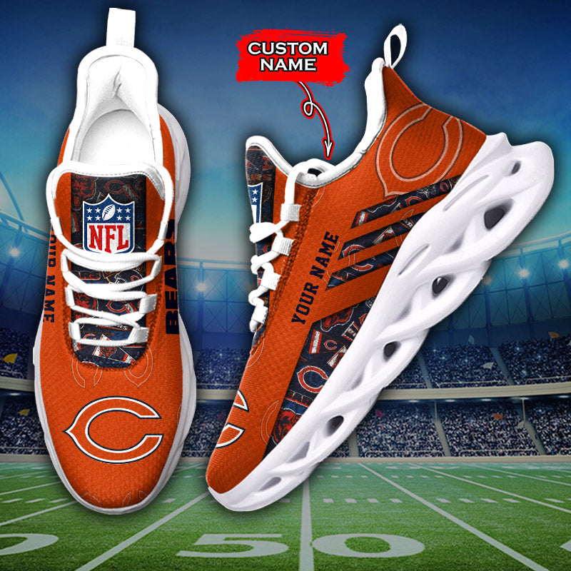 Ideafootwear Chicago Bears NFL Max Soul Shoes Sneakers For Men And Women