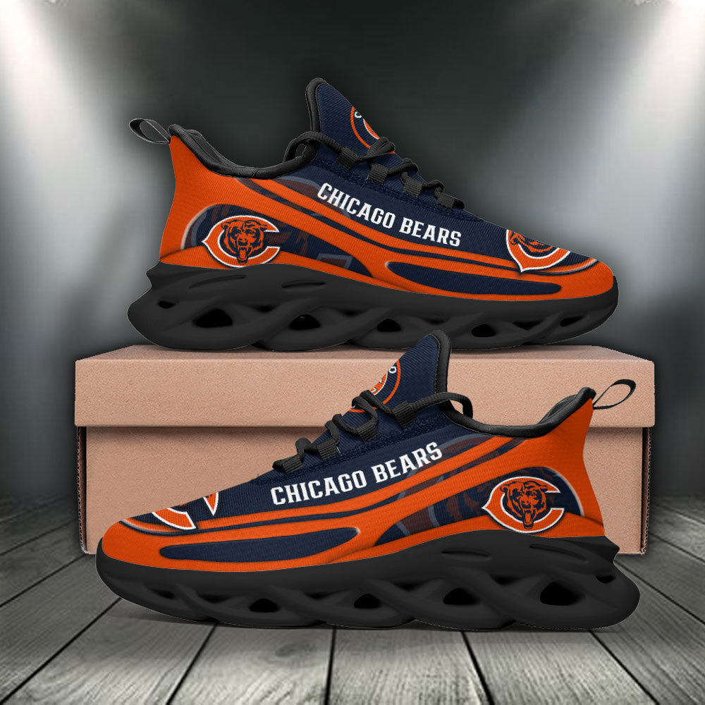 Ideafootwear Chicago Bears NFL Max Soul Shoes Sneakers For Men And Women