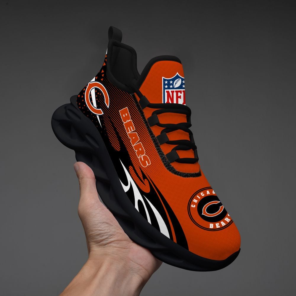 Ideafootwear Chicago Bears NFL Max Soul Shoes Sneakers For Men And Women
