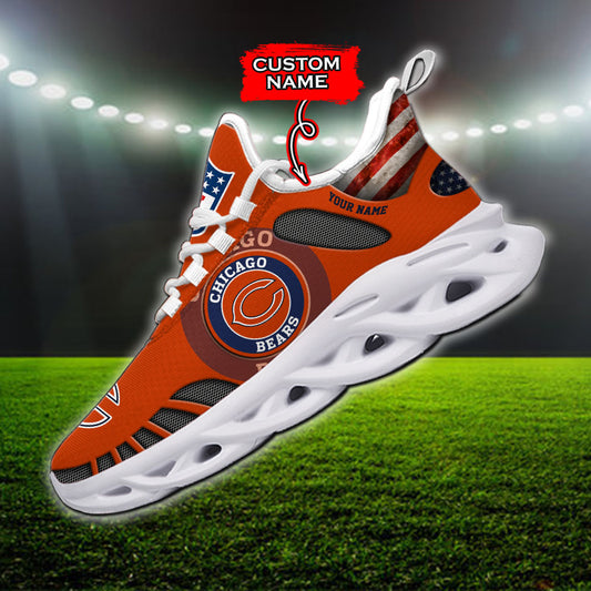 Ideafootwear Chicago Bears NFL Max Soul Shoes Sneakers For Men And Women