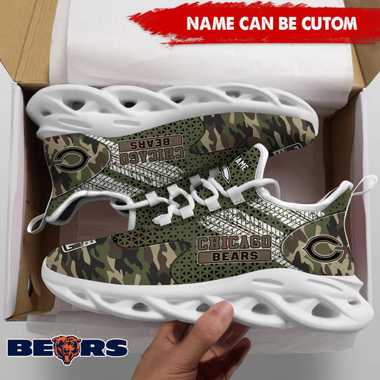 Ideafootwear Chicago Bears NFL Max Soul Shoes Sneakers For Men And Women