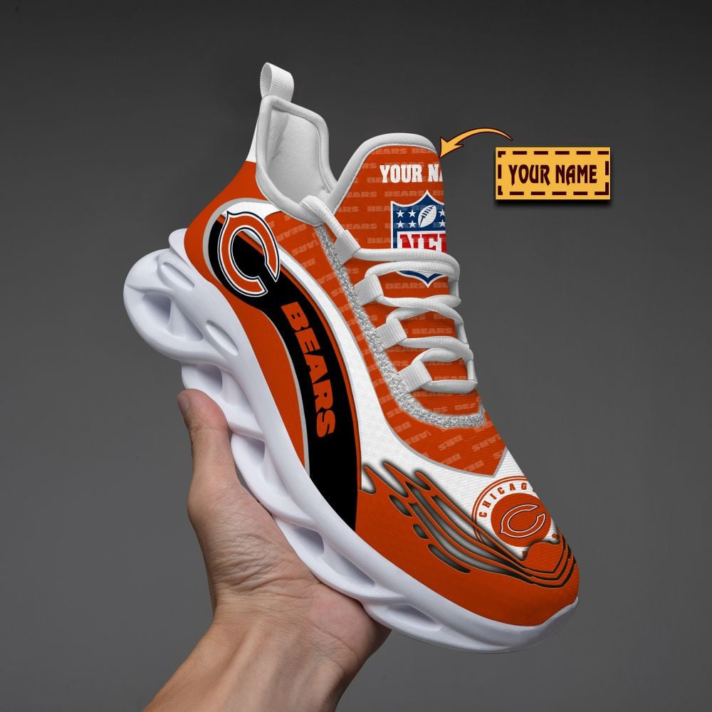 Ideafootwear Chicago Bears NFL Max Soul Shoes Sneakers For Men And Women