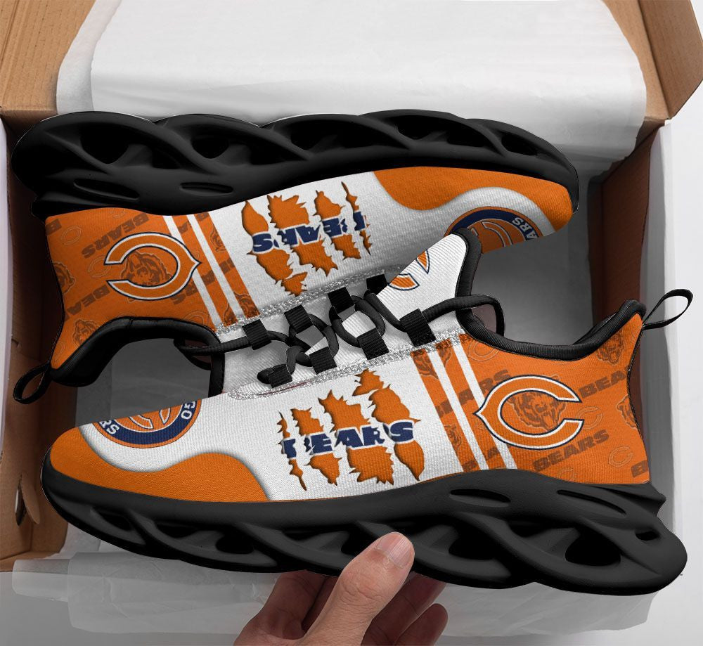 Ideafootwear Chicago Bears NFL Max Soul Shoes Sneakers For Men And Women
