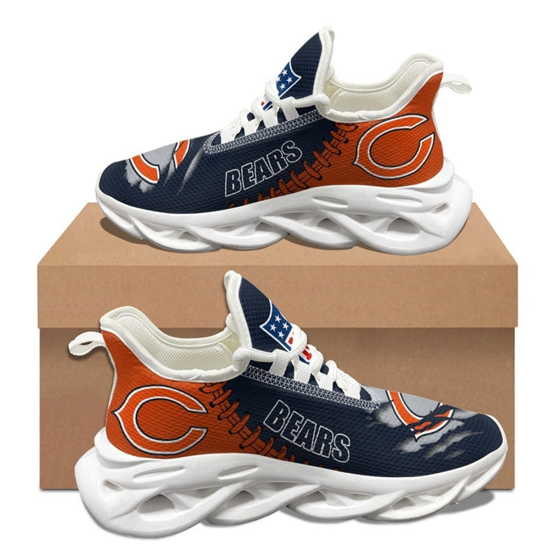 Ideafootwear Chicago Bears NFL Max Soul Shoes Sneakers For Men And Women