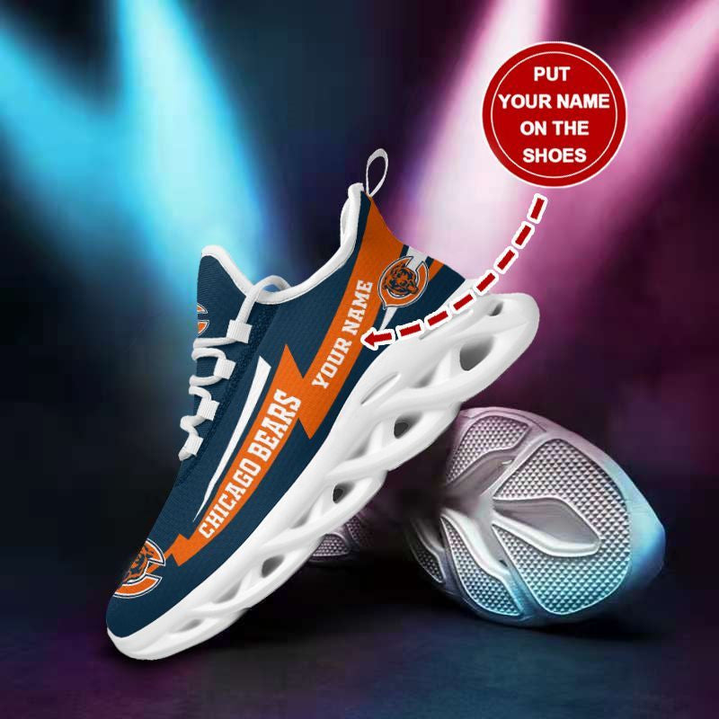 Ideafootwear Chicago Bears NFL Max Soul Shoes Sneakers For Men And Women