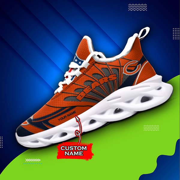 Ideafootwear Chicago Bears NFL Max Soul Shoes Sneakers For Men And Women