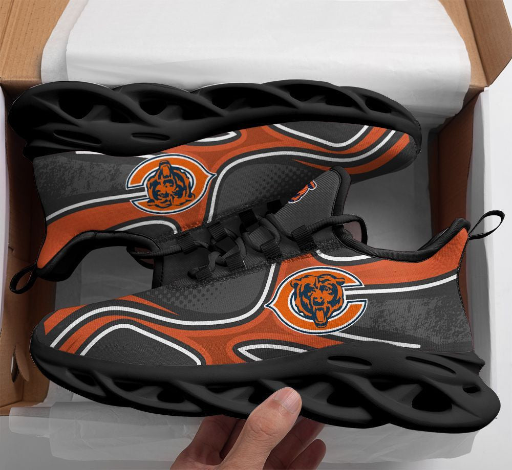 Ideafootwear Chicago Bears NFL Max Soul Shoes Sneakers For Men And Women