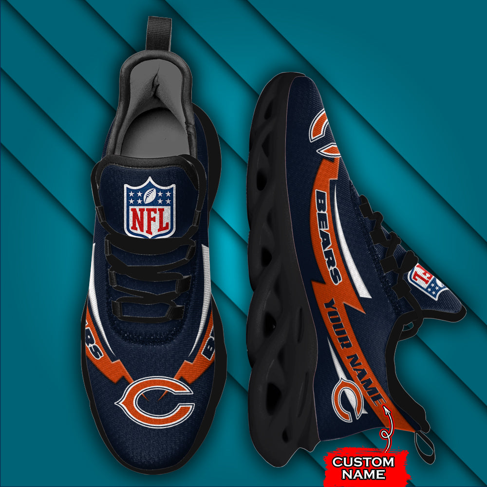 Ideafootwear Chicago Bears NFL Max Soul Shoes Sneakers For Men And Women