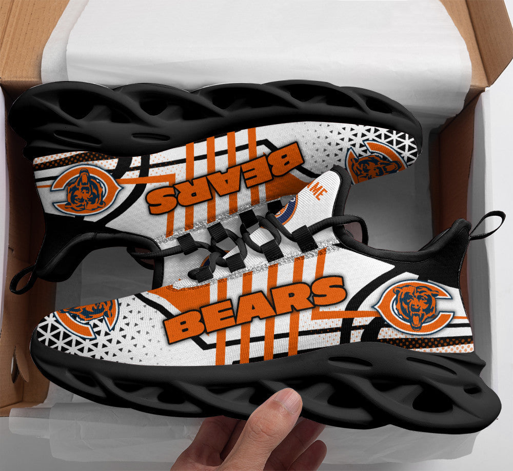 Ideafootwear Chicago Bears NFL Max Soul Shoes Sneakers For Men And Women