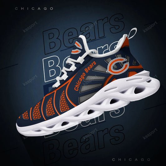 Ideafootwear Chicago Bears NFL Max Soul Shoes Sneakers For Men And Women