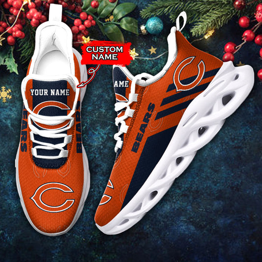 Ideafootwear Chicago Bears NFL Max Soul Shoes Sneakers For Men And Women