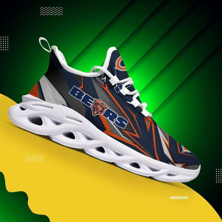 Ideafootwear Chicago Bears NFL Max Soul Shoes Sneakers For Men And Women