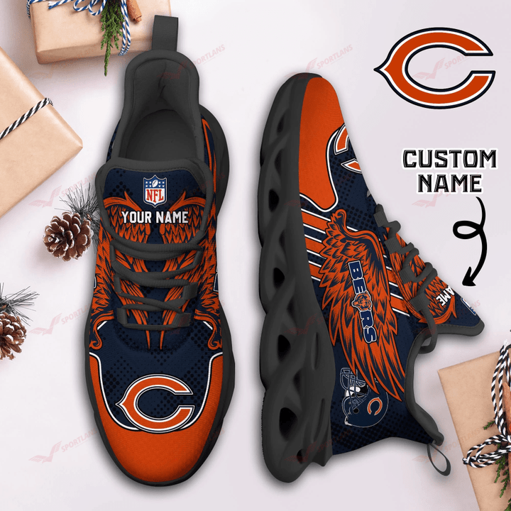 Ideafootwear Chicago Bears NFL Max Soul Shoes Sneakers For Men And Women