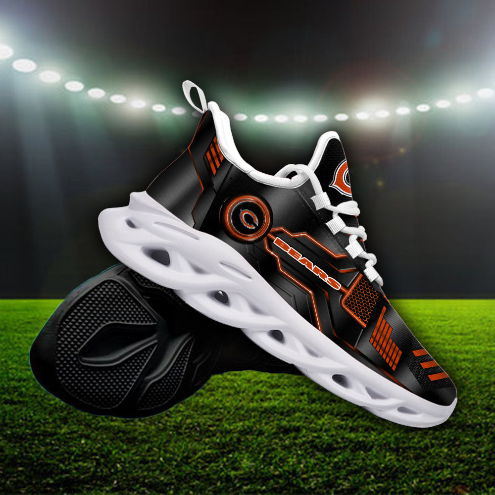 Ideafootwear Chicago Bears NFL Max Soul Shoes Sneakers For Men And Women