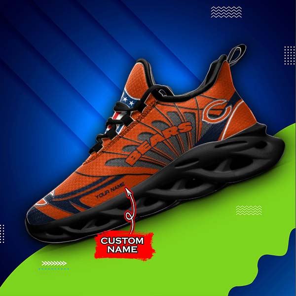 Ideafootwear Chicago Bears NFL Max Soul Shoes Sneakers For Men And Women