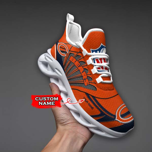 Ideafootwear Chicago Bears NFL Max Soul Shoes Sneakers For Men And Women