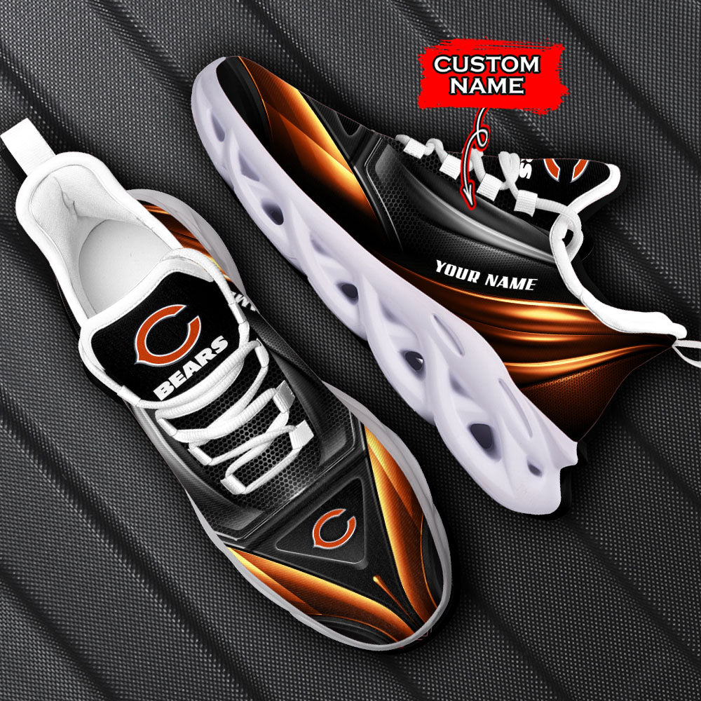 Ideafootwear Chicago Bears NFL Max Soul Shoes Sneakers For Men And Women