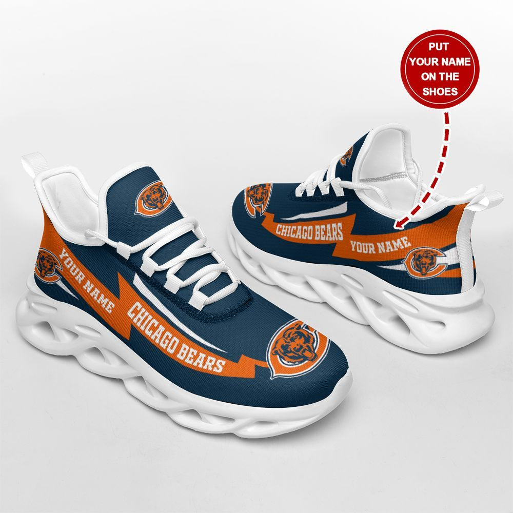 Ideafootwear Chicago Bears NFL Max Soul Shoes Sneakers For Men And Women