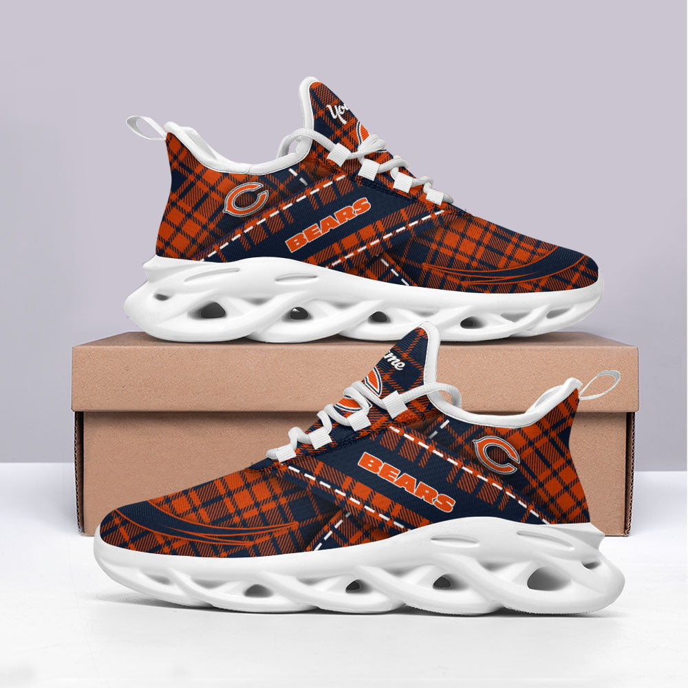 Ideafootwear Chicago Bears NFL Max Soul Shoes Sneakers For Men And Women