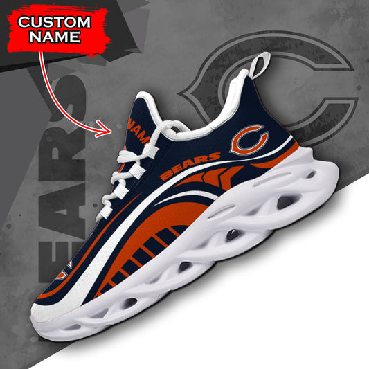 Ideafootwear Chicago Bears NFL Max Soul Shoes Sneakers For Men And Women