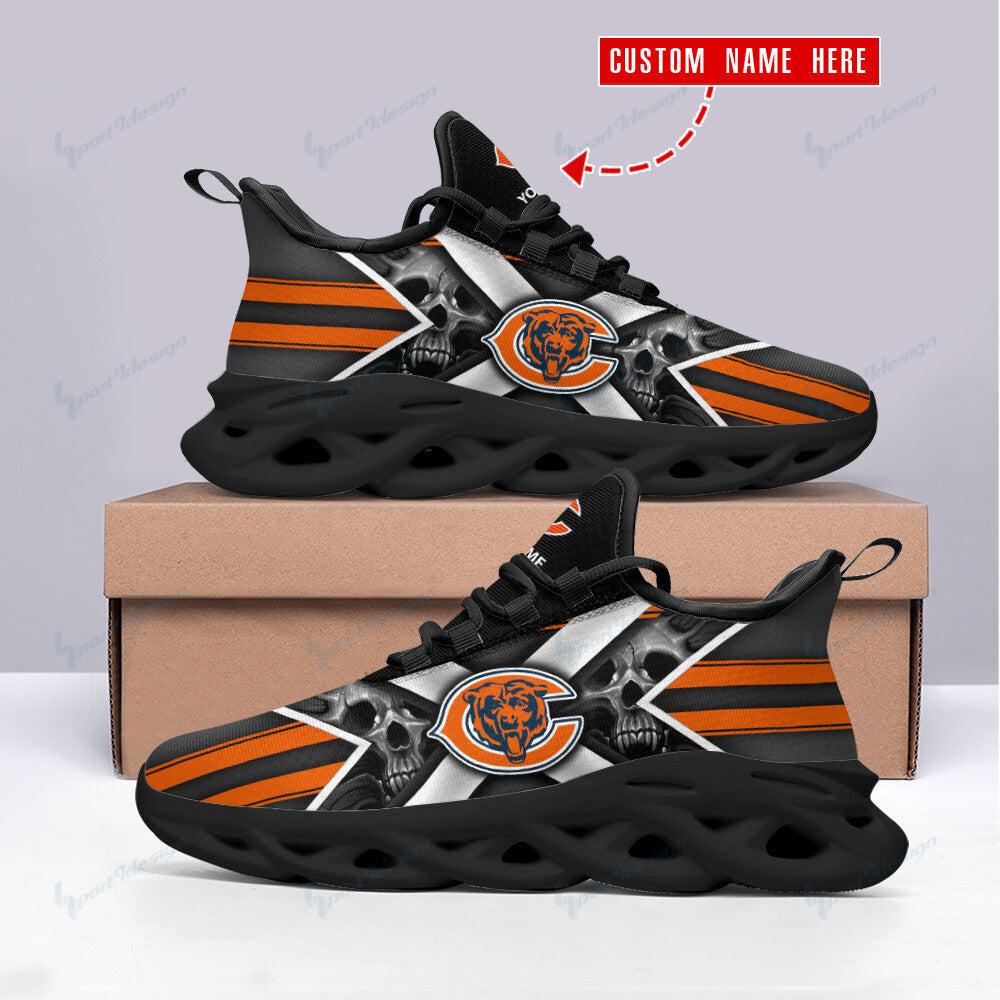 Ideafootwear Chicago Bears NFL Max Soul Shoes Sneakers For Men And Women