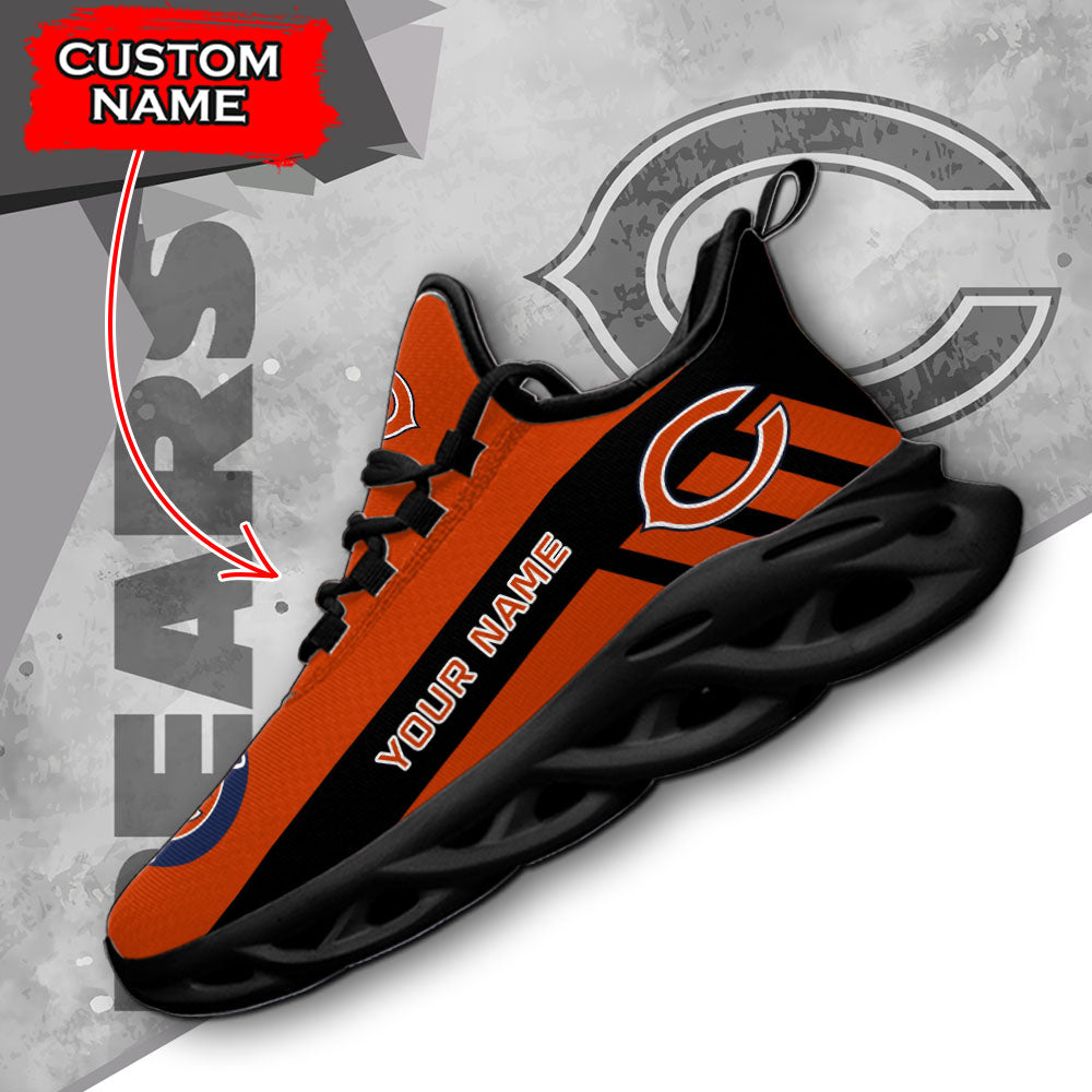 Ideafootwear Chicago Bears NFL Max Soul Shoes Sneakers For Men And Women