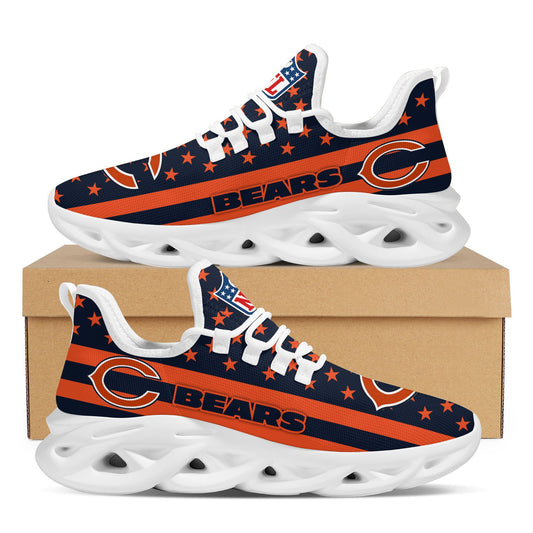 Ideafootwear Chicago Bears NFL Max Soul Shoes Sneakers For Men And Women