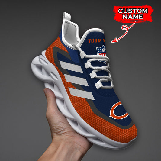 Ideafootwear Chicago Bears NFL Max Soul Shoes Sneakers For Men And Women